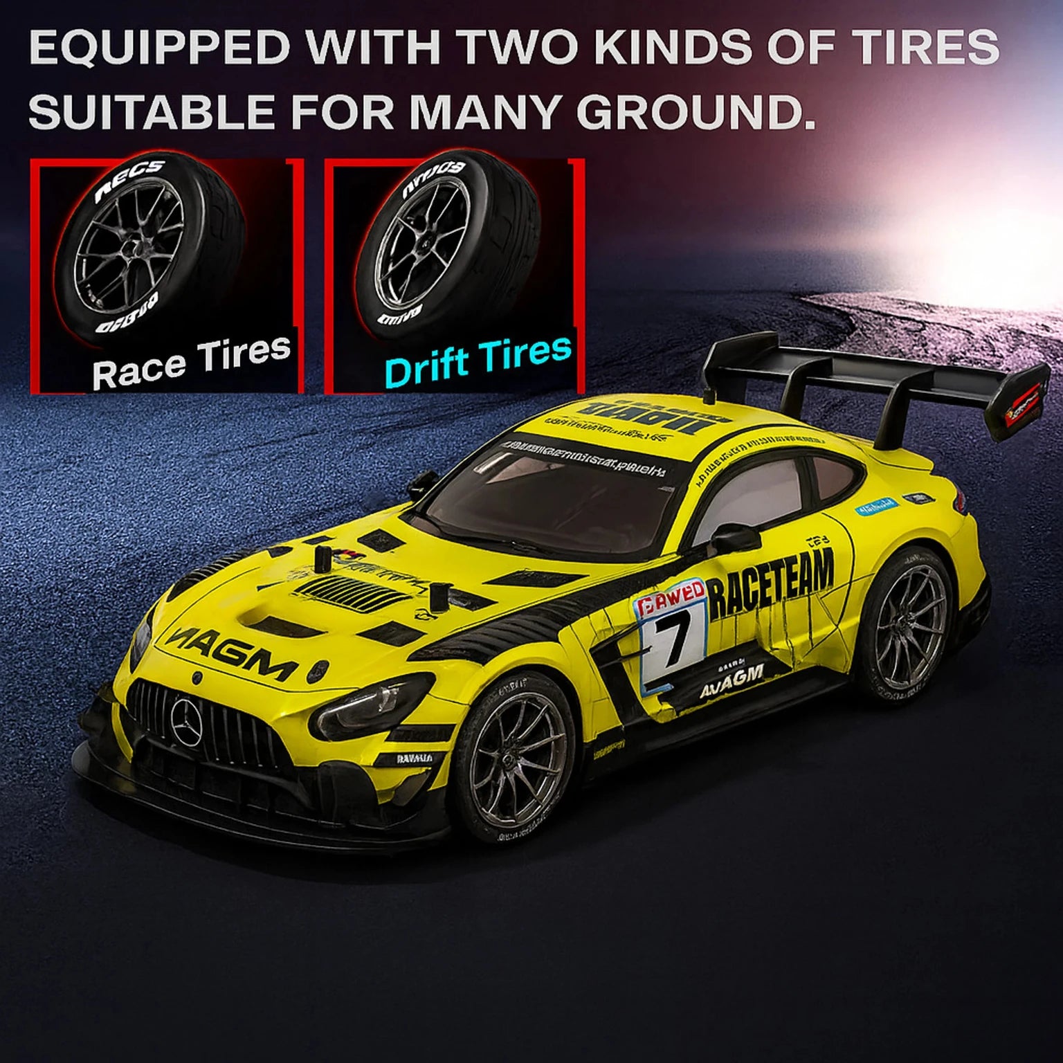 mercedes 4X4 RC Drift Car